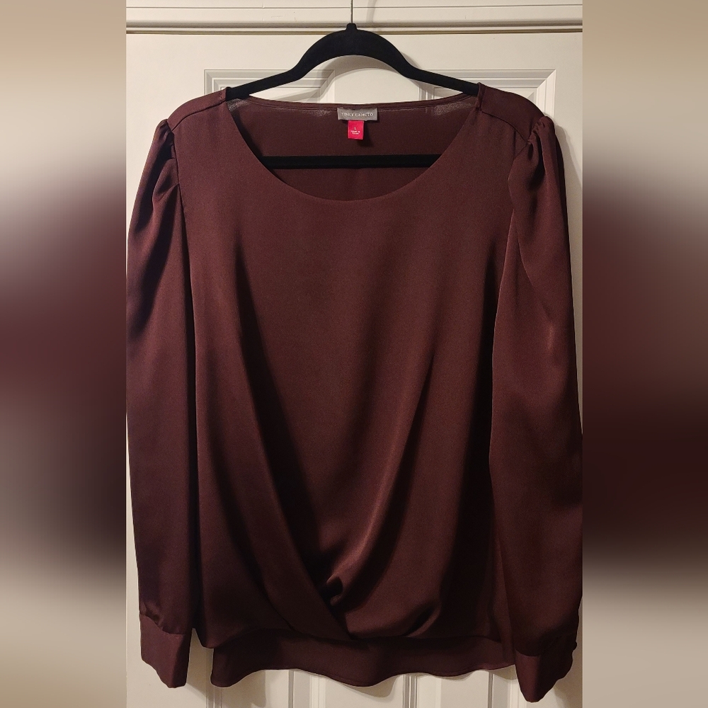 Vince Camuto Rich Burgundy Blouse